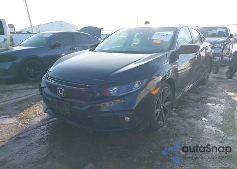 2020 Honda Civic Sport из США, поврежденный, VIN 19XFC2F83LE029790
